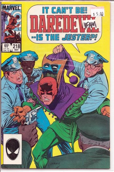 Daredevil # 218, 9.0 VF/NM