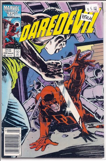 Daredevil # 240, 9.0 VF/NM