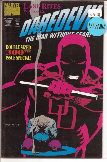 Daredevil # 300, 9.0 VF/NM