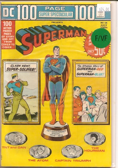 DC 100 Page Super Spectacular # 18, 7.0 FN/VF
