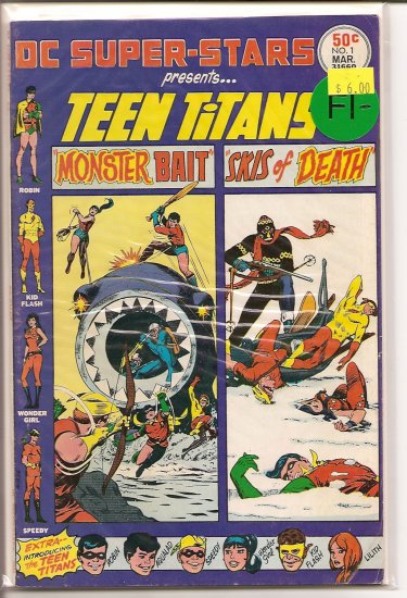 DC Super-Stars # 1, 5.5 FN -