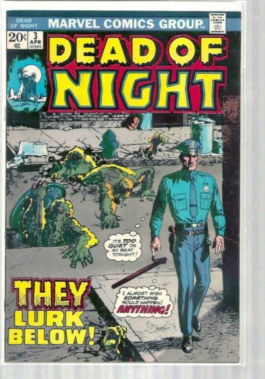 DEAD OF NIGHT # 3, 5.5 FN -