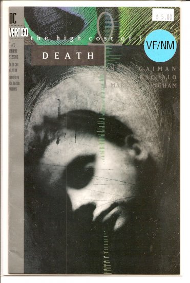 Death: The High Cost Of Living # 1, 9.0 VF/NM