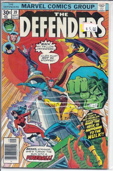 Defenders # 39, 7.0 FN/VF