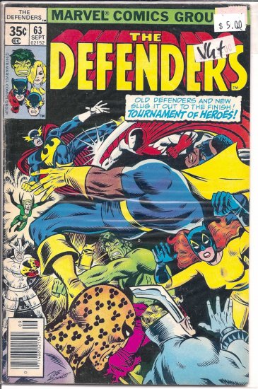 Defenders # 63, 4.5 VG +