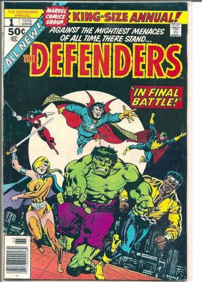 DEFENDERS ANNUAL # 1, 4.5 VG +