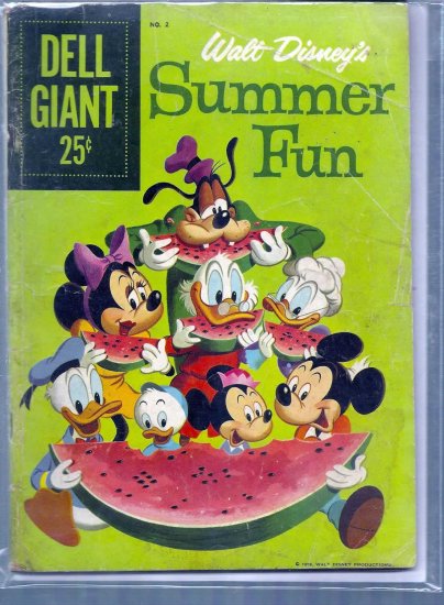DELL GIANT COMICS SUMMER FUN # 2, 3.5 VG -