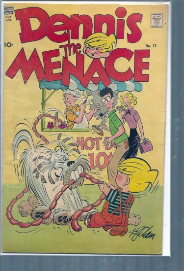 DENNIS THE MENACE # 13, 3.5 VG -