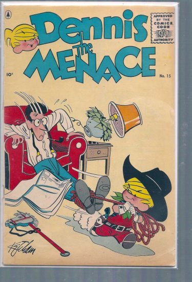 DENNIS THE MENACE # 15, 3.5 VG -