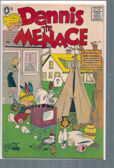 DENNIS THE MENACE # 19, 4.5 VG +