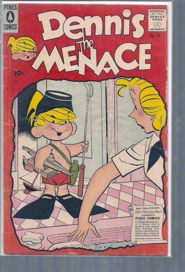 DENNIS THE MENACE # 25, 2.5 GD +