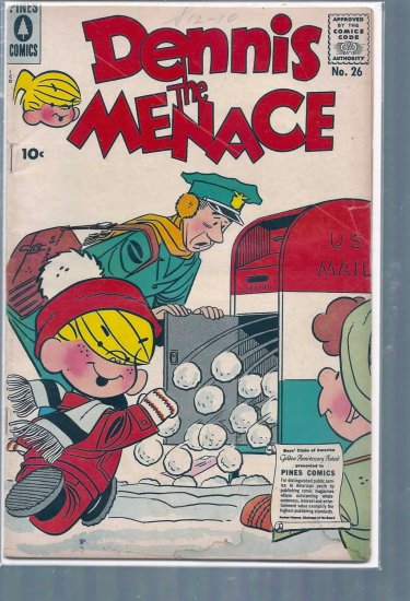 DENNIS THE MENACE # 26, 3.5 VG -
