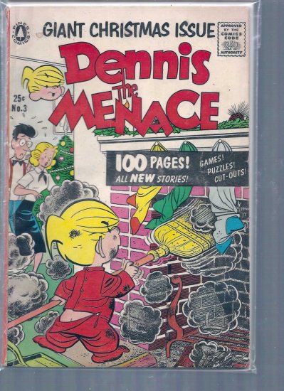 DENNIS THE MENACE GIANTS # 3, 4.5 VG +