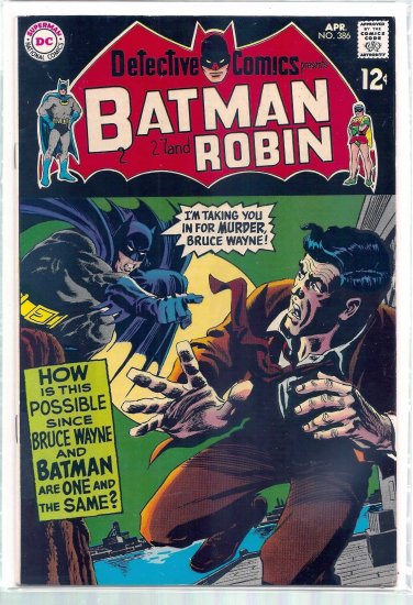 DETECTIVE COMICS # 386, 7.5 VF -