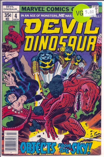 Devil Dinosaur # 4, 4.5 VG +