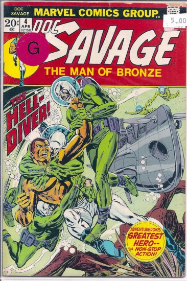 Doc Savage # 4, 2.0 GD