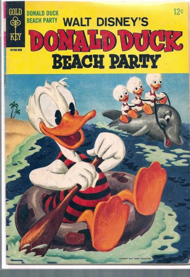 Donald Duck Beach Party # 1, 4.0 VG