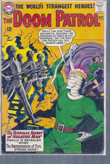 DOOM PATROL # 37, 3.5 VG -