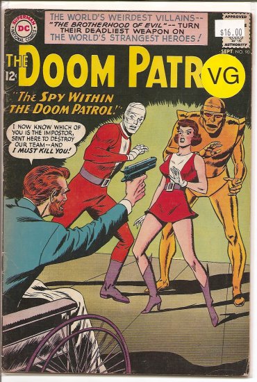 Doom Patrol # 90, 4.0 VG
