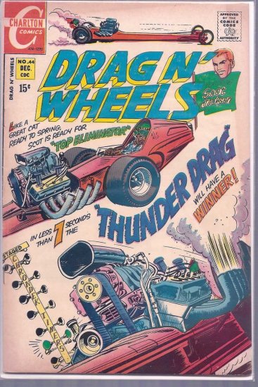DRAG N WHEELS # 44, 5.0 VG/FN