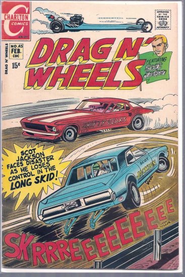 DRAG N WHEELS # 45, 5.0 VG/FN