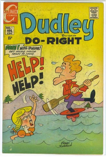 Dudley Do-Right # 1, 4.5 VG +