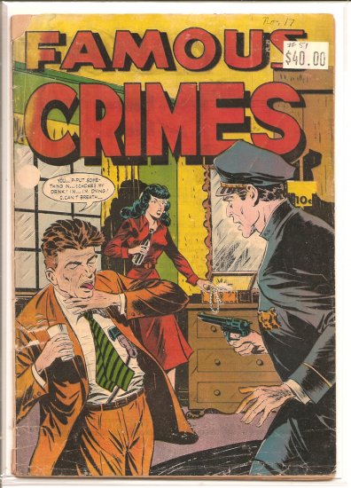 Famous Crimes # 51, 3.5 VG -