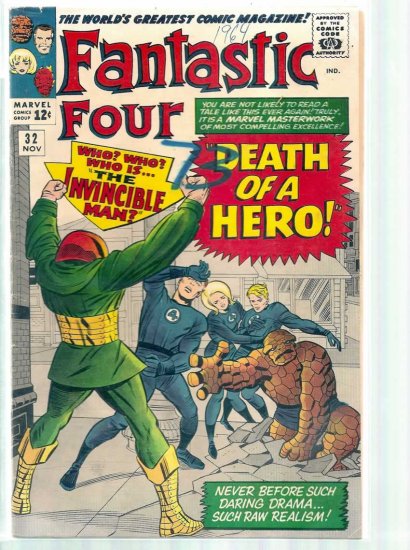 FANTASTIC FOUR # 32, 4.5 VG +