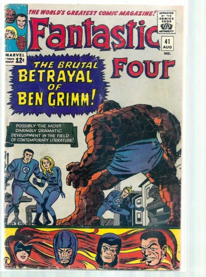 FANTASTIC FOUR # 41, 2.5 GD +