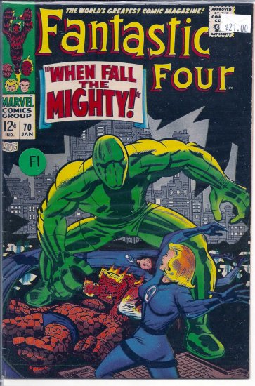 Fantastic Four # 70, 6.0 FN
