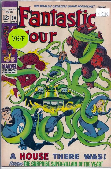 Fantastic Four # 88, 4.0 VG