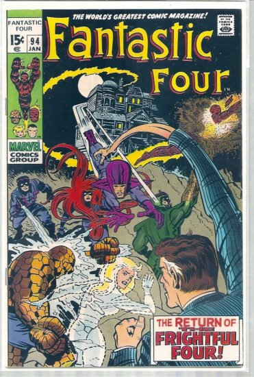 FANTASTIC FOUR # 94, 4.5 VG +