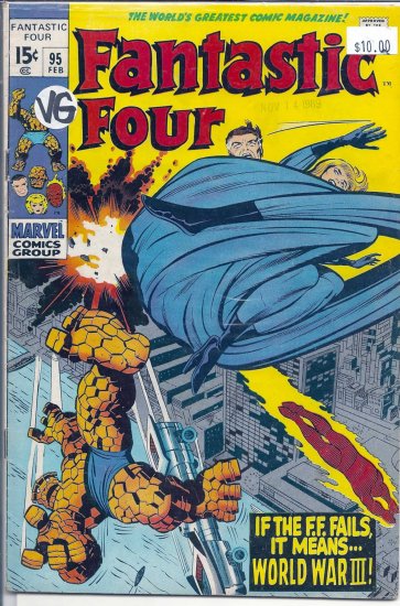 Fantastic Four # 95, 4.0 VG