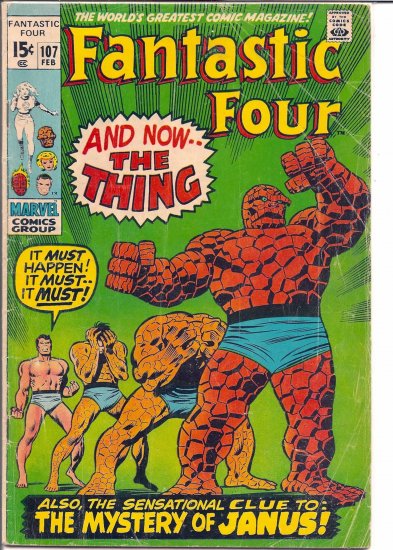 FANTASTIC FOUR # 107, 3.0 GD/VG