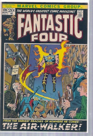 FANTASTIC FOUR # 120, 8.0 VF