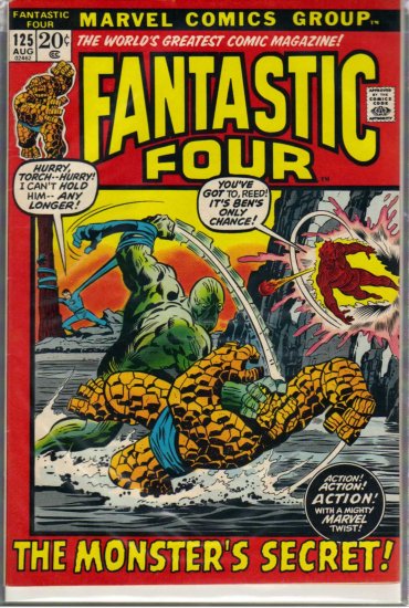 FANTASTIC FOUR # 125, 4.5 VG +