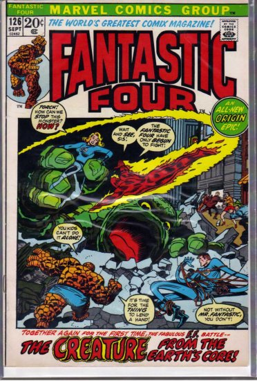 FANTASTIC FOUR # 126, 4.5 VG +