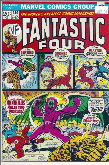 Fantastic Four # 140, 8.0 VF