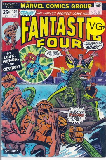 Fantastic Four # 149, 4.5 VG +