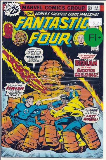 Fantastic Four # 169, 6.5 FN +