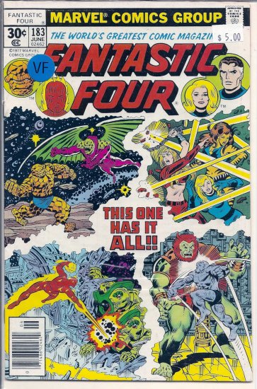 Fantastic Four # 183, 8.0 VF