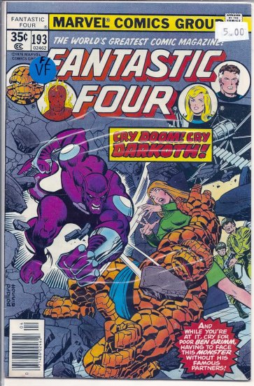Fantastic Four # 193, 7.0 FN/VF