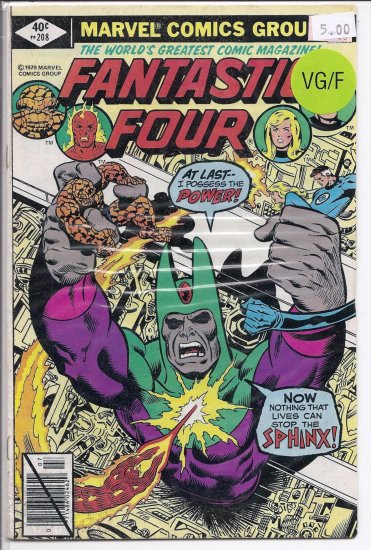 Fantastic Four # 208, 5.0 VG/FN