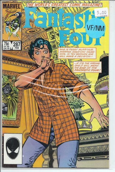 Fantastic Four # 287, 9.0 VF/NM