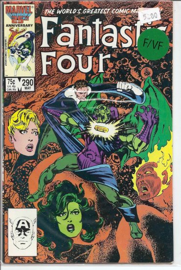 Fantastic Four # 290, 7.0 FN/VF