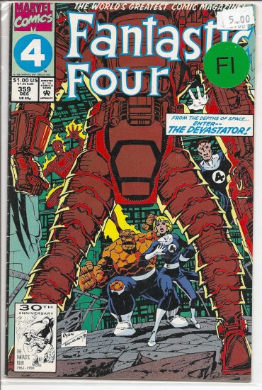 Fantastic Four # 359, 6.0 FN