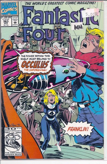 Fantastic Four # 363, 9.4 NM