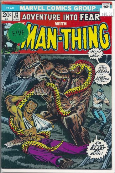 Fear (Adventure into) # 12, 7.0 FN/VF