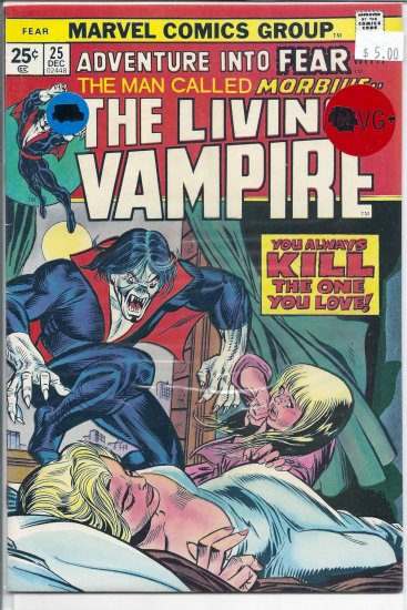 Fear (Adventure into) # 25, 4.5 VG +