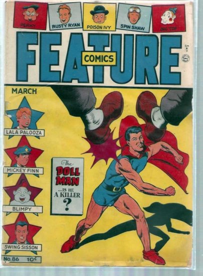 FEATURE COMICS # 86, 2.5 GD +